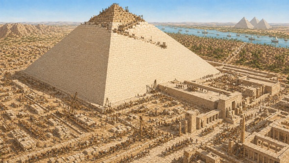 Dynasty of the Nile — pyramid construction and ancient Egyptian city